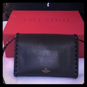 Valentino Medium Shoulder Black on Black